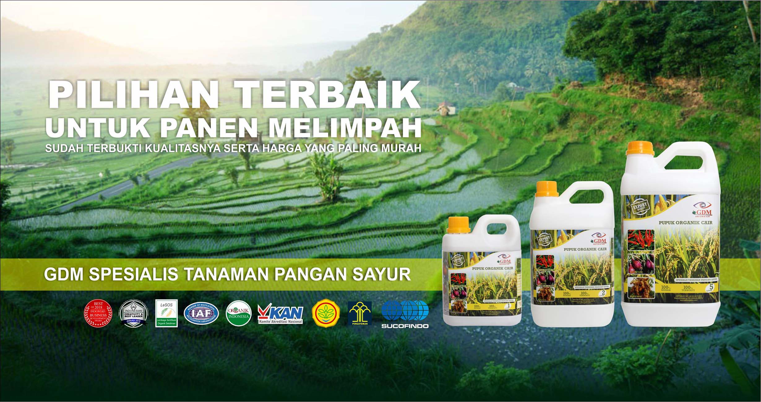 Spesialis Tanaman  Pangan  Sayur Suplemen  dan Pupuk 